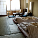 Chambre dans un ryokan traditionnel, Japon