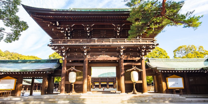 Sanctuaire Meiji-Jingu à Tokyo, Japon