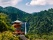 Pagode Seiganto-ji avec la cascade Nachi no Taki, Wakayama, Japon