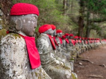 Anciennes statues jizo, Kanmangafuchi, Nikko