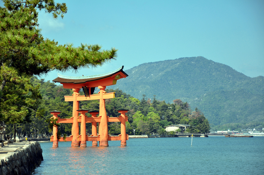 Célèbre tori de Miyajima
