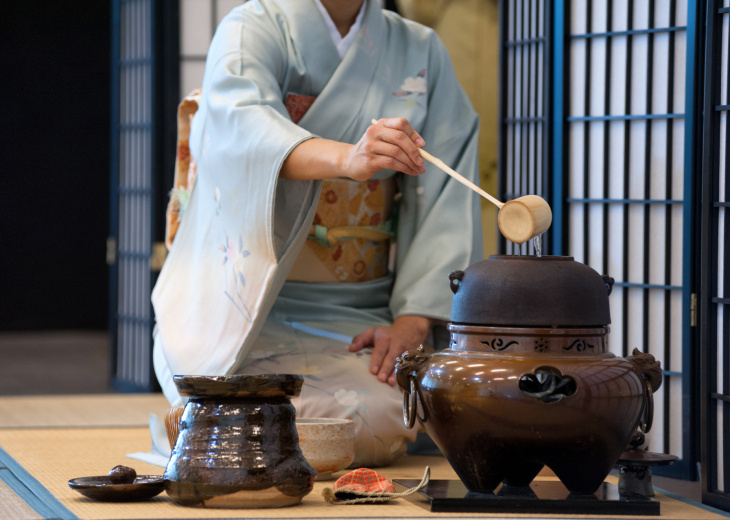 Cérémonie du thé, Japon