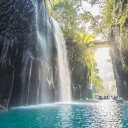 Chutes d'eau aux gorges de Takachiho, Miyazaki, Kyushu