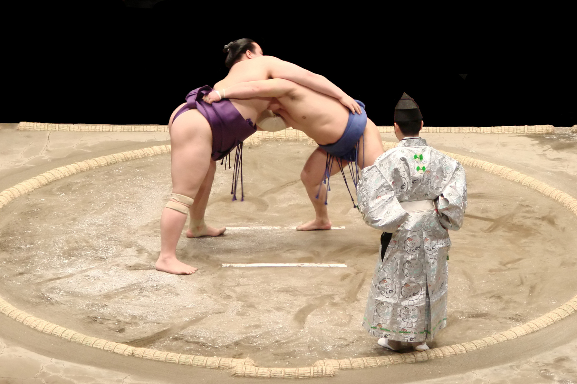 Combat de Sumo au Japon
