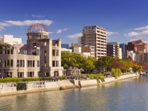 Dome touché par la bombe atomique