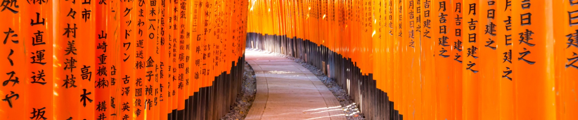 Fushimi Inari Shrine. Tori, Kyoto, Japon