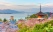Ile de Miyajima au printemps, baie Hiroshima, Japon