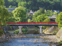 Pont Nakabashi, ville de Takayama