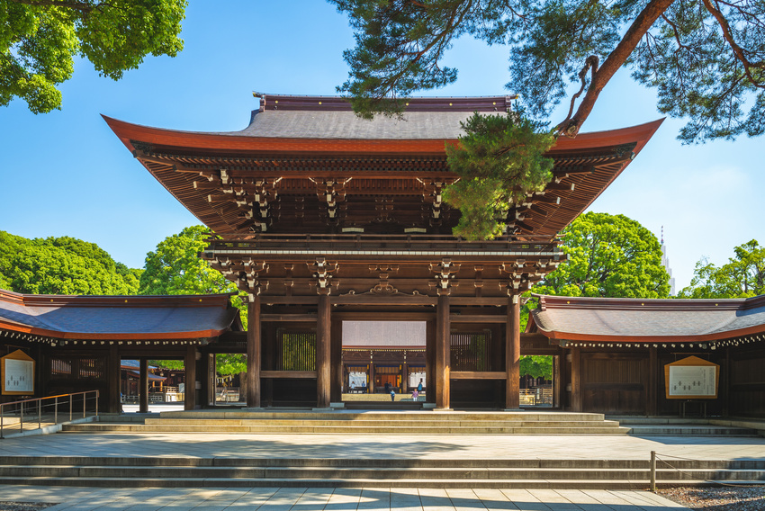 Porte principale du temple Meiji, Tokyo