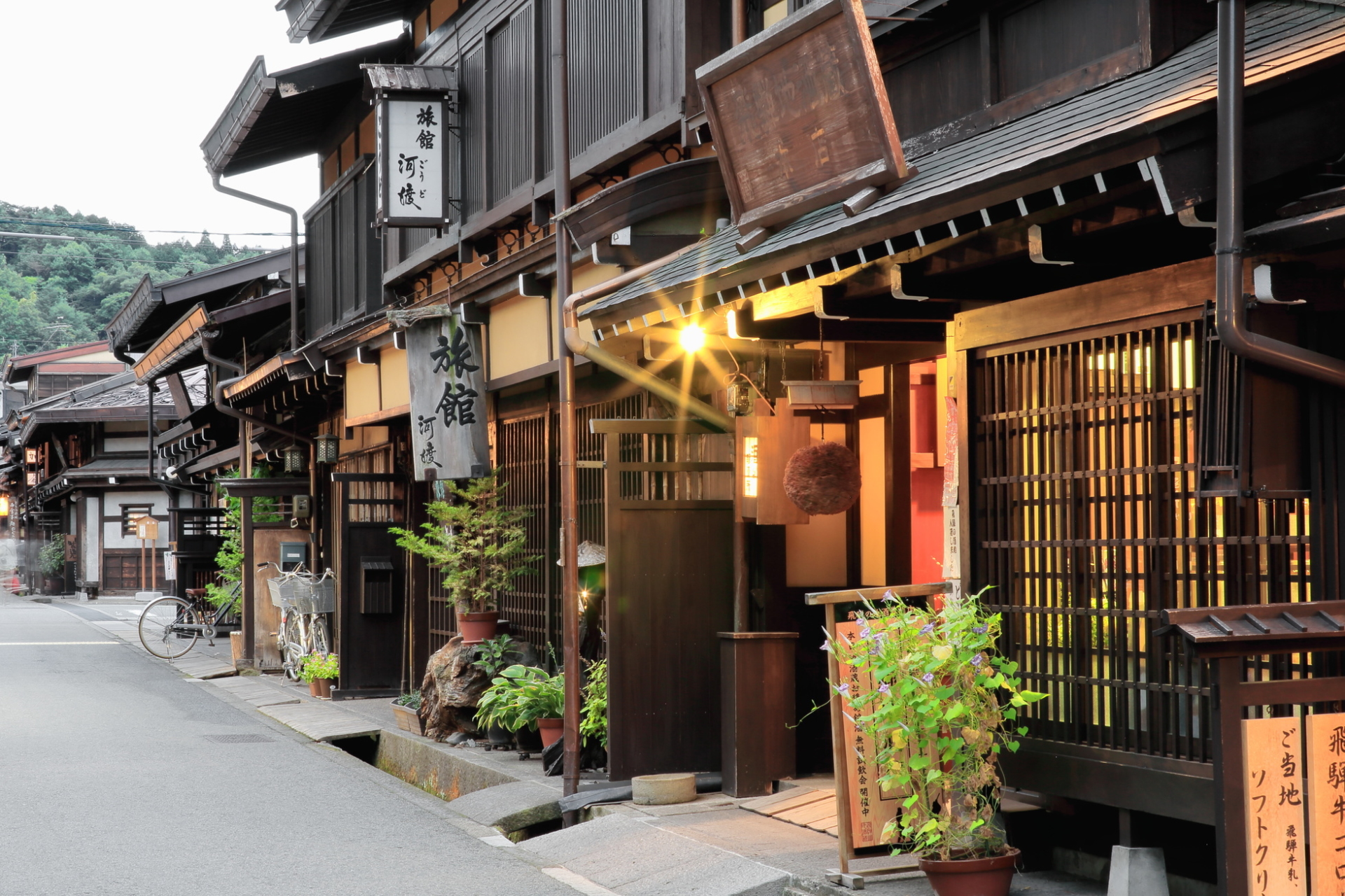 Rue de Takayama, Alpes japonaises