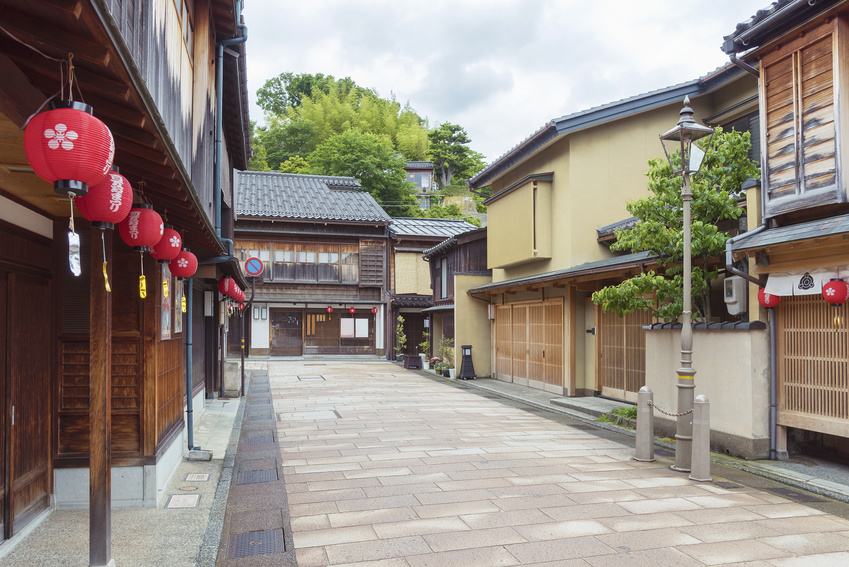 Rue historique quartier d'Higashichaya, Kanazawa