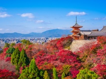 Temple Kiyomizu en automne, Kyoto