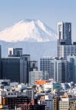 Vue sur le Mont Fuji, Tokyo, Japon