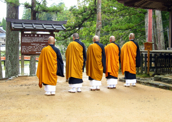 5 moines à Koyasan