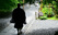 Silhouette d'un moine bouddhiste, Kyoto
