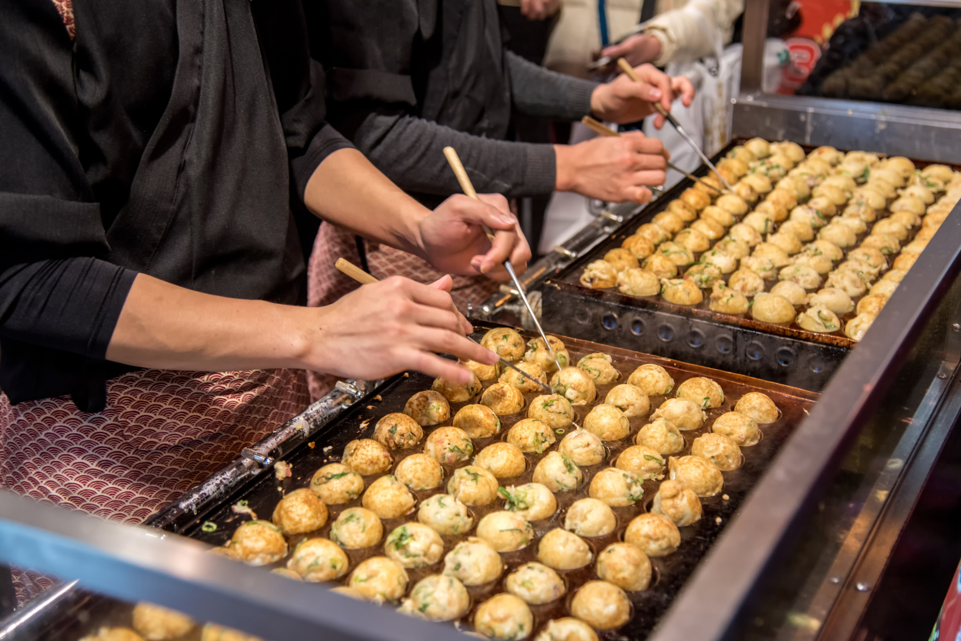 Takoyaki, nourriture typique d'Osaka