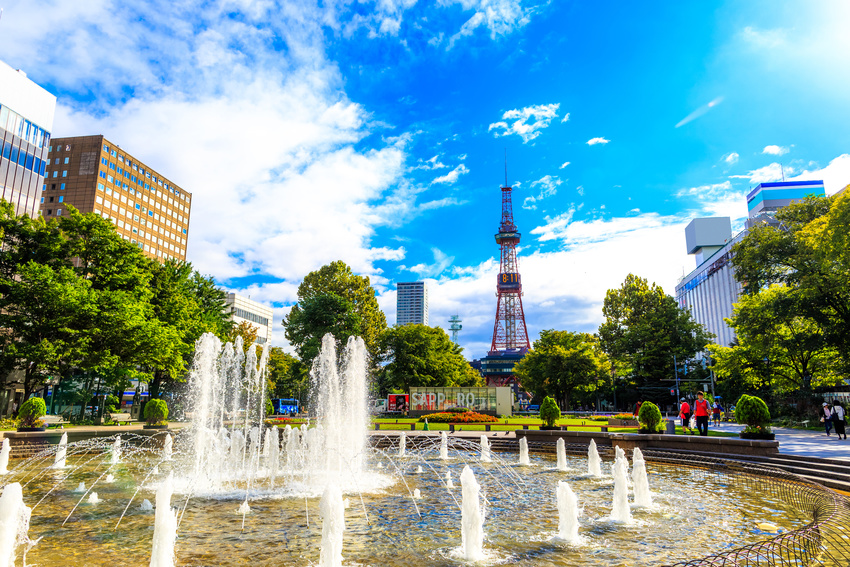 Ville de Sapporo, Hokkaido, Japon