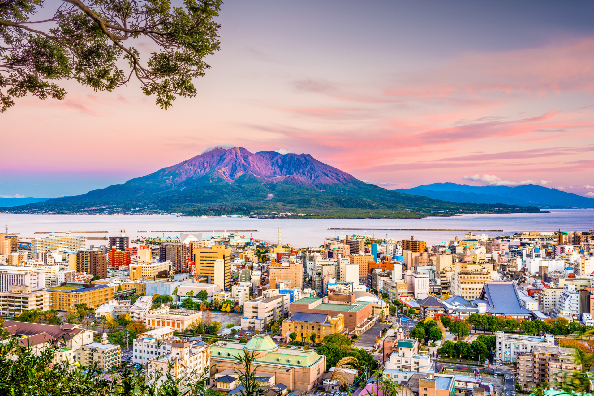 Volcan Sakurajima, Kagoshima, Japon